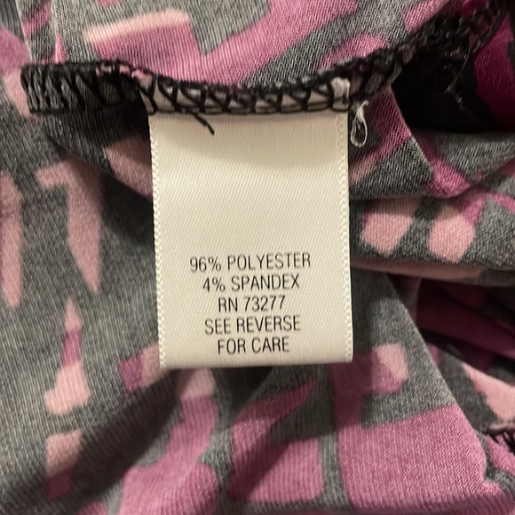 Apt 9 Stretch Square Pattern Strapless Flowy Top Size M - Picture 8 of 9